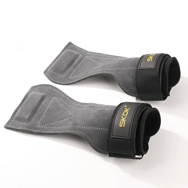 2Pcs Gym Gloves Fitness Hand Palm Protection Equipment Anti Slip Wear-resistant Wrist Wraps Hard Pull Weight Lifting Grip Pads