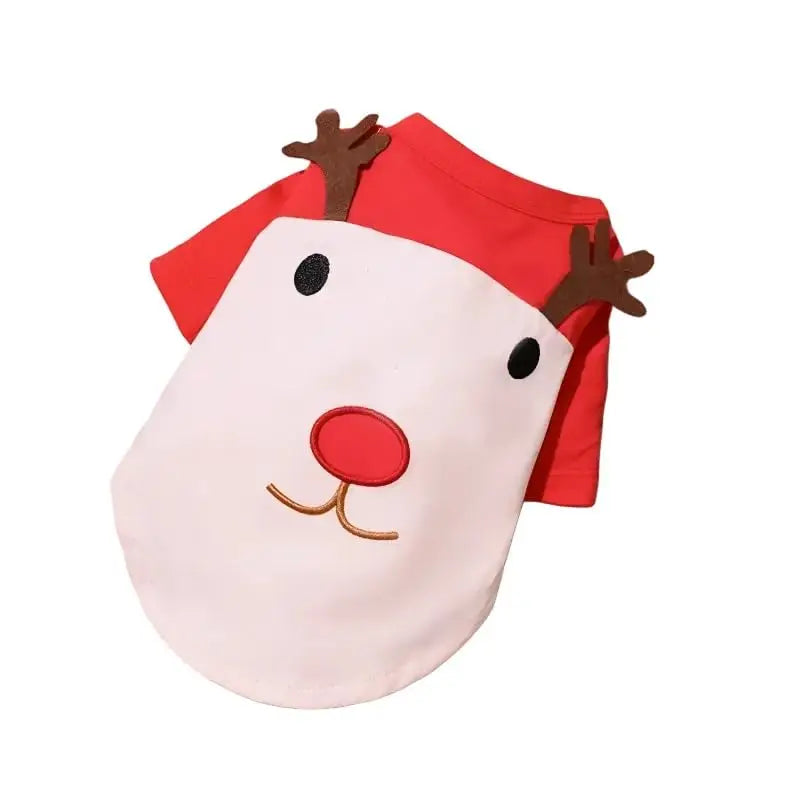 Puppy Style Christmas Sweatshirt Winter Dog Warming Soft Comfortable Pullover Sweatshirt Puppy Festival Lovely Costume Shirt