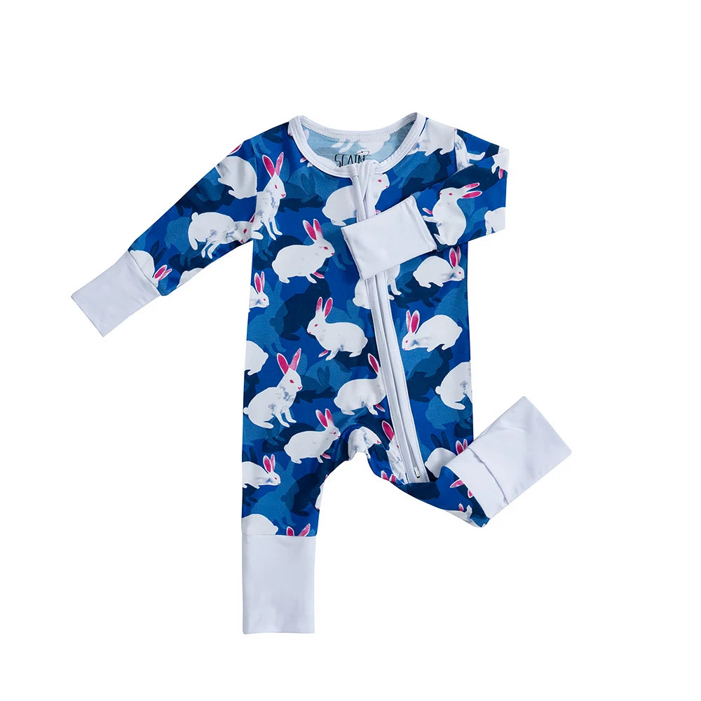 Ultra-Soft Bamboo Fibre Baby Romper | Eco-Friendly Hypoallergenic Unisex Sleepwear/Playwear | 0-24 Months