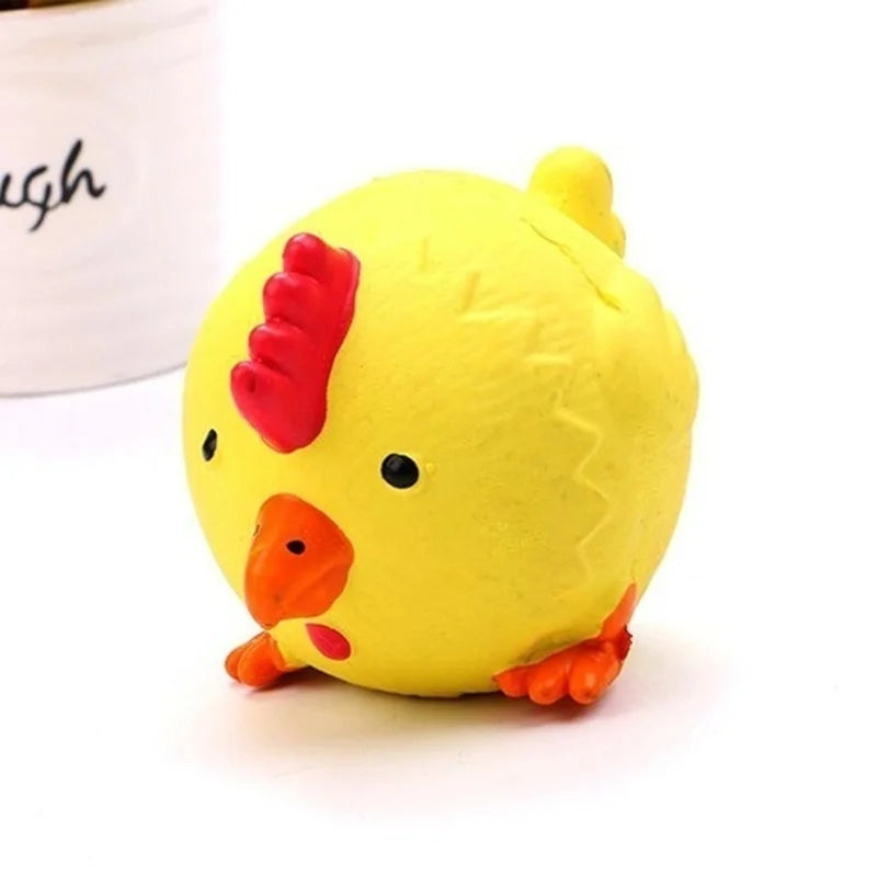 Animals Design Durable Dog Chew Toys Pigs, cows, chickens, Tough Squeaky Dog Grinding Teeth Toys,Pet latex to clean teeth toys
