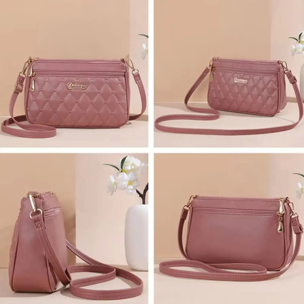 PU Leather PU Leather Crossbody Bags Large Capacity Carrying Female Shoulder Bag Multifunctional Portable Luxury Women Handbags