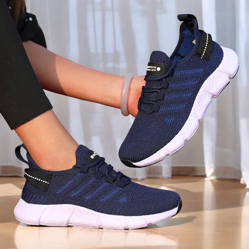 Women Running Shoes Summer Tenis Breathable Mesh Sport Shoes Men Classic Casual Sneakers Comfort Walking Non-slip Outdoor Male