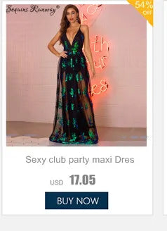 Sexy vintage Maxi Sequin cocktail Dress bridesmaid Prom Dresses for Women Casual Party Long sleeve club Bodycon Dress vestidos