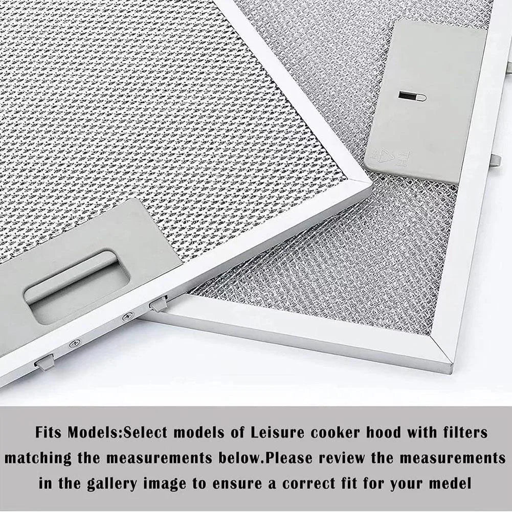 Range Hood Filter Cooker Hood Grease Filter Kitchen Extractor Ventilation Aluminium Aspirator Filter Mesh Replacement 30*26cm
