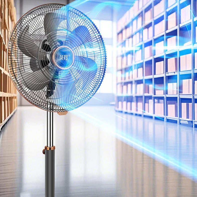 Commercial Floor-to-Ceiling Electric Fan Large Wind Industrial Moving Head Silent Remote Control fan
