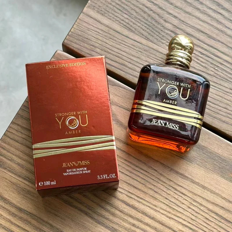 100ml Stronger With You Men's Perfume, Chypre Oriental Fragrance, Long Lasting Woody Scent for Him