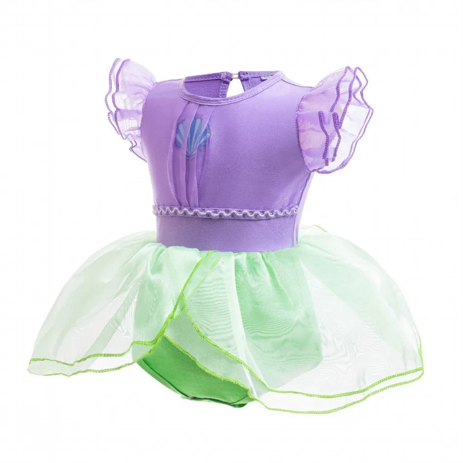 Baby Girls Princess Sofia Outfit Anna Elza Infant Baby Tutu Dress Kids Girls Costume Romper Aurora Belle Clothes Costumes Dress