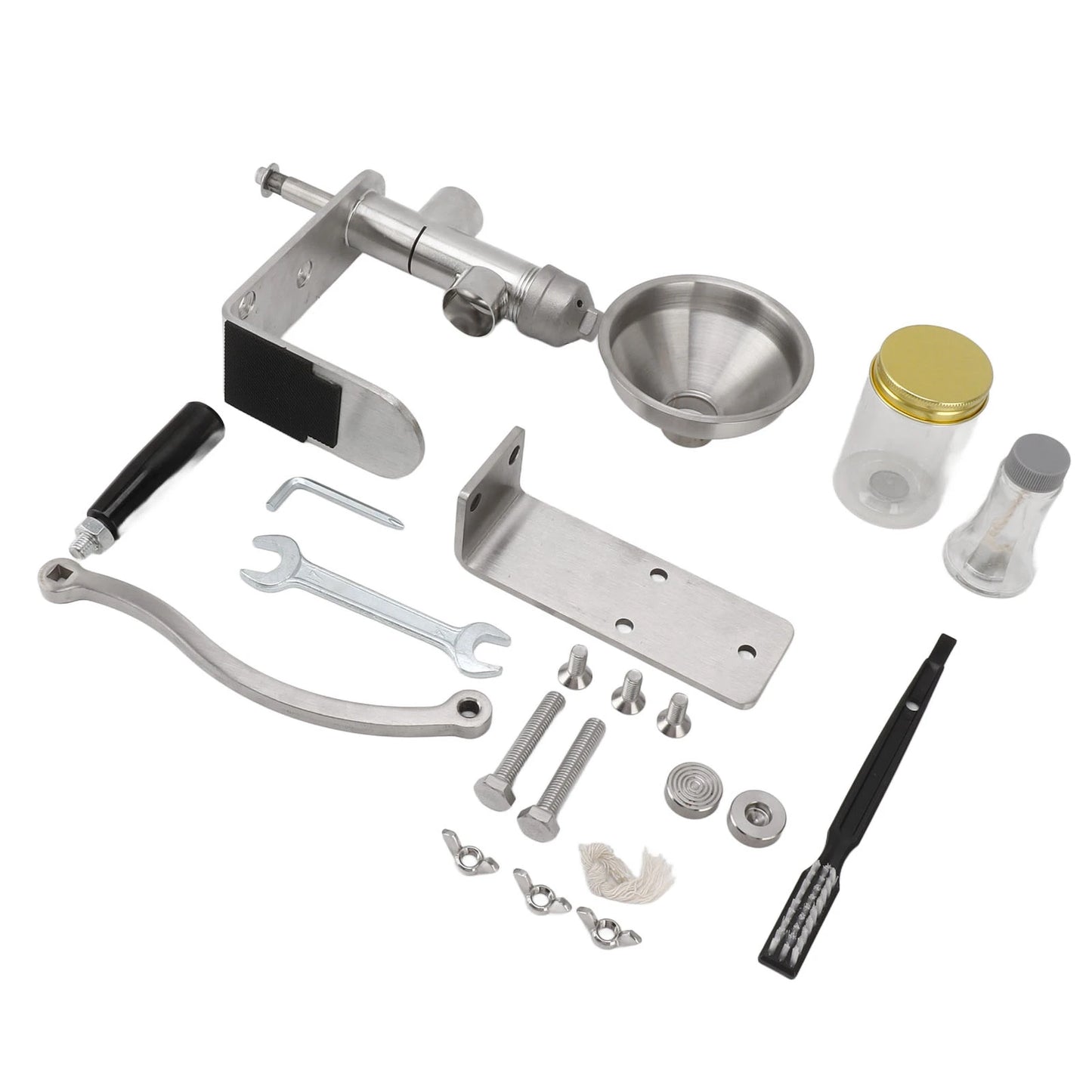 Oil Extractor Machine Oil Press Machine Hot Cold Press Stainless Steel Efficient Easy To Clean Manual for Kitchen