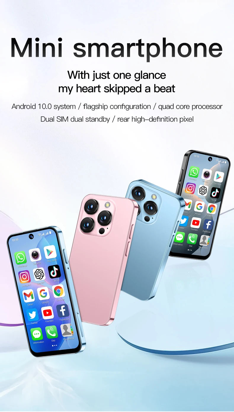 SOYES XS19 3G Smartphone 3.88inches MTK 2GB RAM 16GB ROM 5MP Camera Dual SIM Card Type-C Android Cellphone Face Unlock