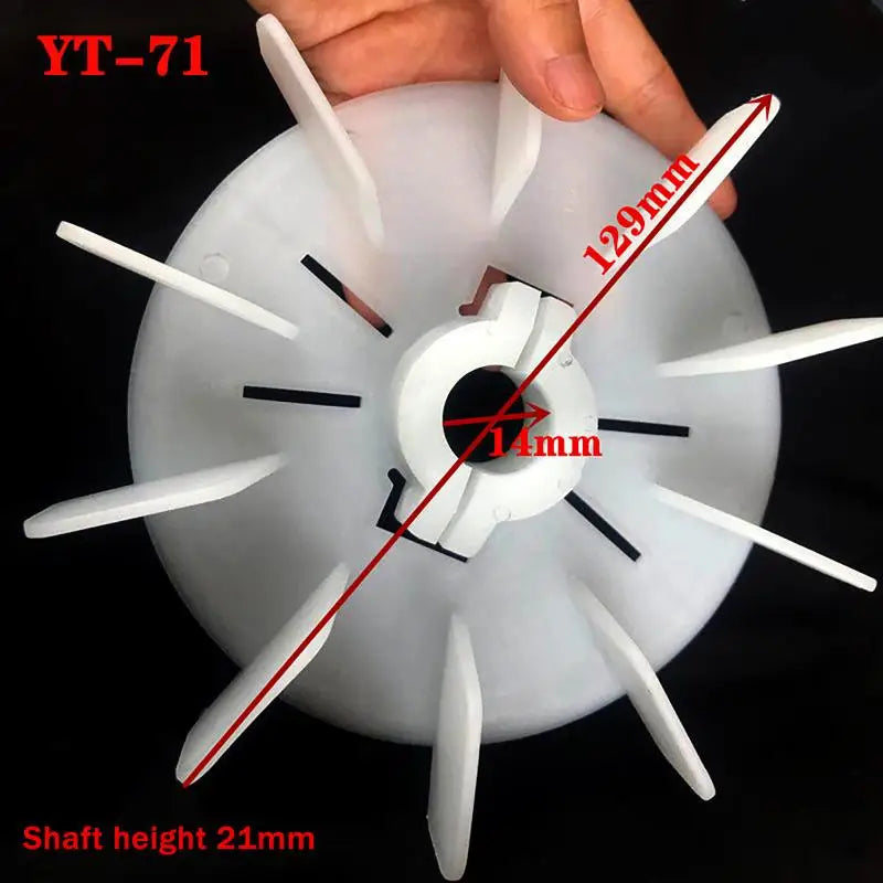 Plastic Motor Fan Blade Adjustable Motor Cooling Fan Impeller Motor Fan Vane High Temperature For Hydraulic Motor Accessories
