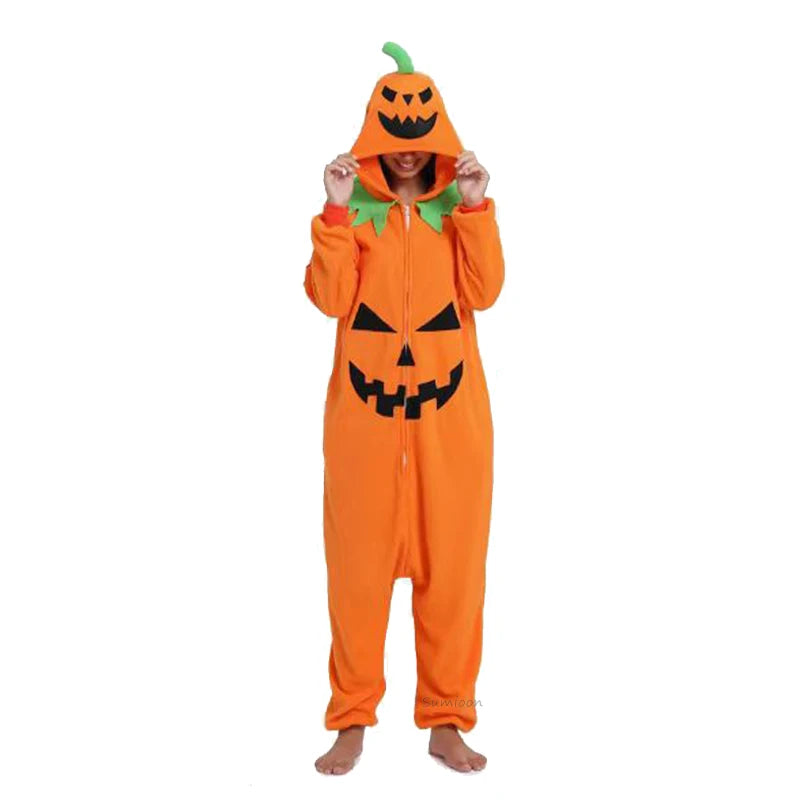 Animal Cosplay Overalls Kigurumi Cat Costume Halloween Carnival Stage Performance Role Play for Adults Kids Clothes Party Set