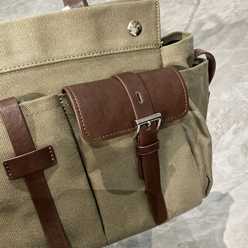 Classic Canvas Tote Bags For Women Luxury Designer Handbag Purse 2026 New In Multiple Pockets Top Handle Underarm Cloth Shoulder