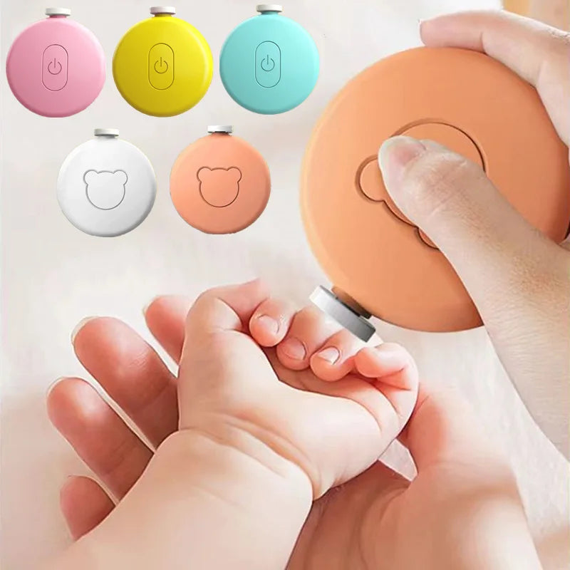 Electric Baby Nail Clipper Set Grinding Head Newborn Nail Clipper Set Safe and Easy-to-use Care Nail Set