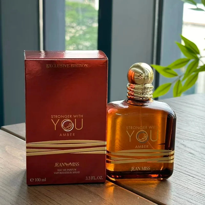 100ml Stronger With You Men's Perfume, Chypre Oriental Fragrance, Long Lasting Woody Scent for Him