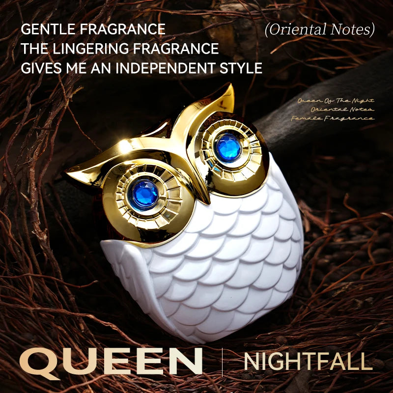 Midnight Queen Women’s Perfume 100ml Long Lasting Parfum Elegant Oriental Scent with Coffee Citrus Tuberose Jasmine Vanilla Musk