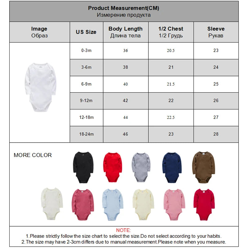 Honeyzone 3PCS/Sets Red Unisex Baby Bodysuit Loungewear Soft Long Sleeve Cotton One-Piece Jumpsuit Newborns Baby Clothing Babies