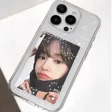Korean Cute White Line Creative Phone Case For IPhone 17 16e 16 15 14 13 12 11 Mini Air Pro Max X XSMax 7 8 Plus Soft Back Cover