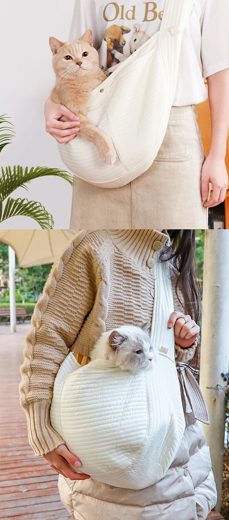Outdoor Puppy Carrier Bag Carrier Bag Cat Carrier Bags Out Crossbody Shoulder Bag Portable Cat Dog Sling Bag Pet Carrying Suppli