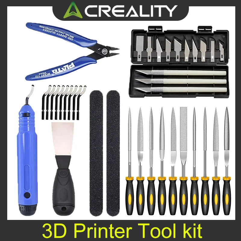 Creality 3D Printer Tool Kit Engraving Knife Carving Tool DIY 3D Printer Part 3D Model File Cutter Scraper Material Removal Tool