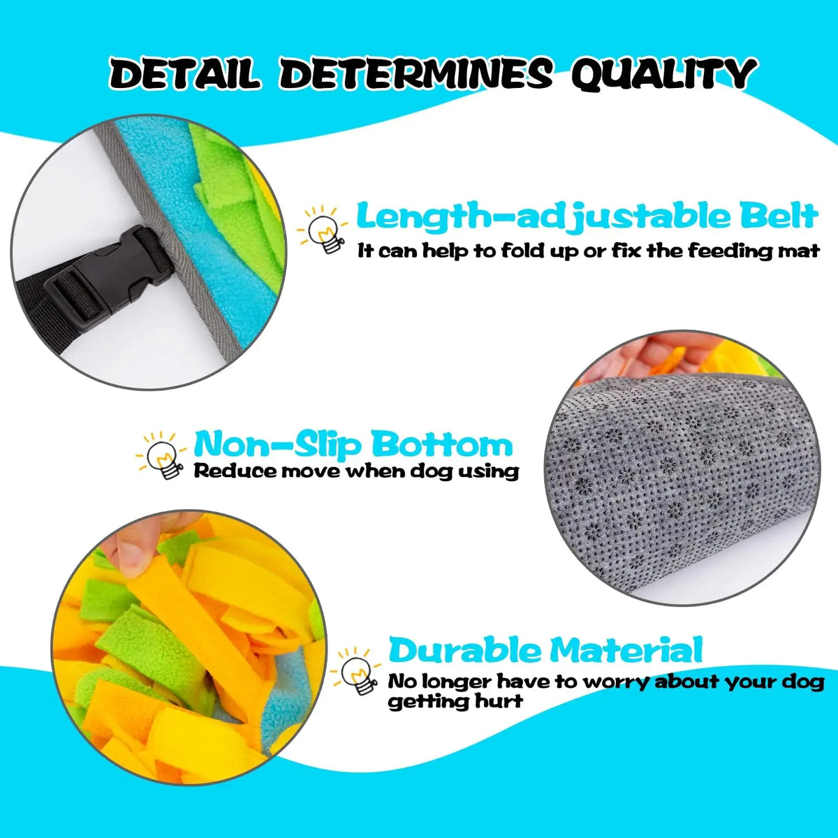 Pet Scent Pad Dogs Consume Energy Eating Puzzle Slowly Sniff, Found That Food Can Be Cleaned, Very Durable