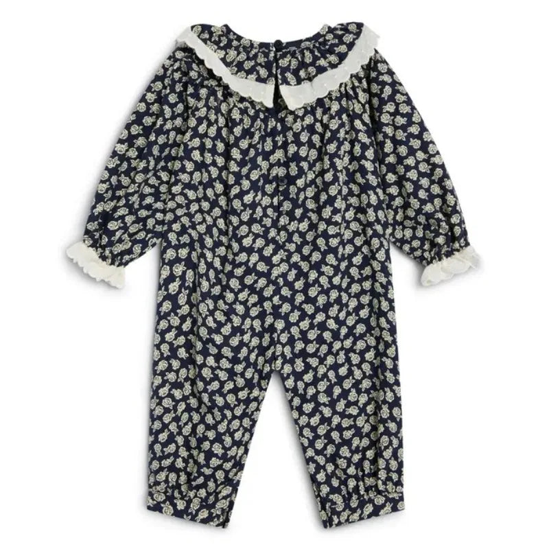 Baby Sets Aw TNS26 New Girl Printed Long-sleeved T-shirt Shorts Baby Blouse Bloomers Kid Romper