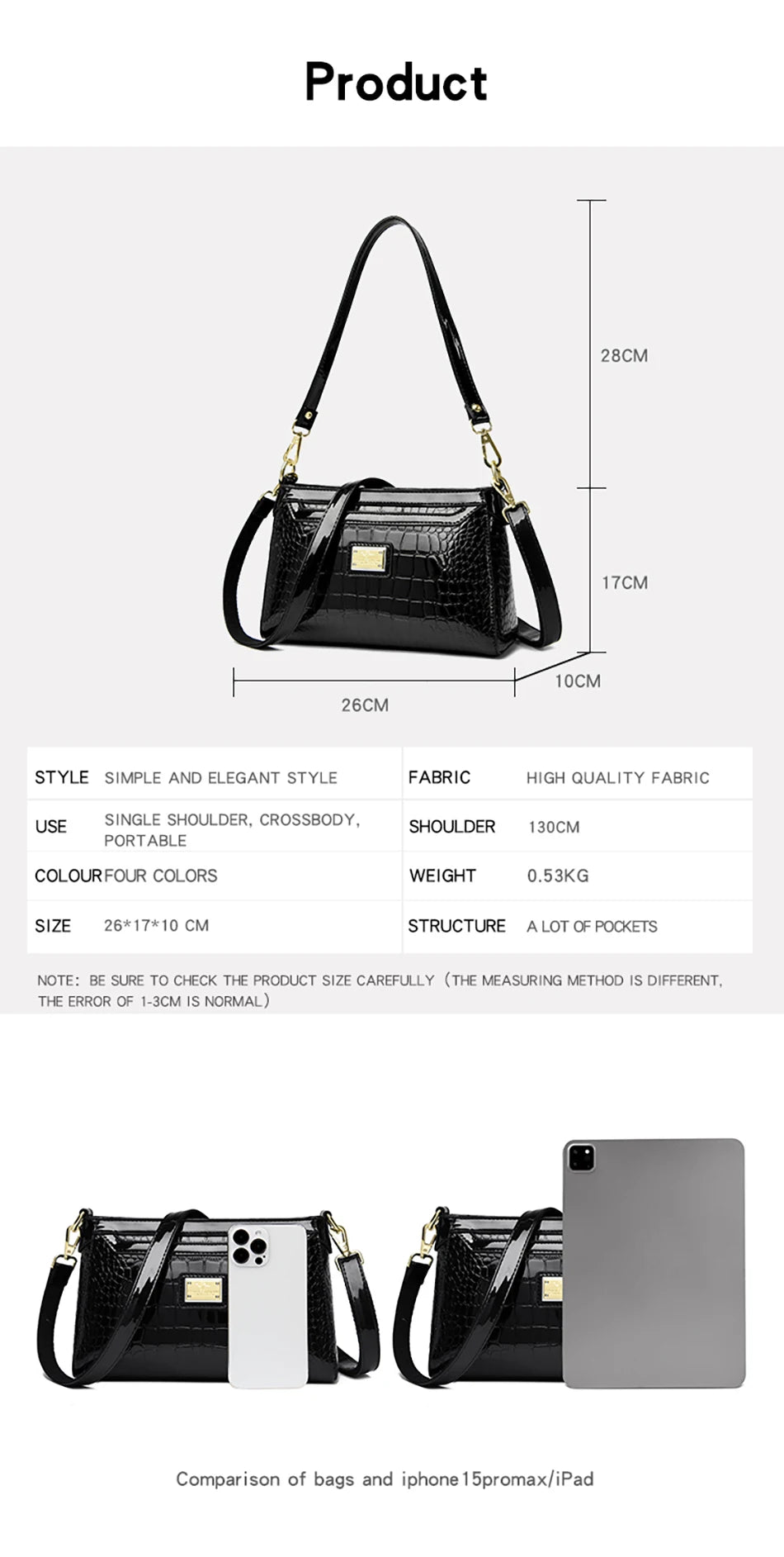 Luxury Designer Ladies Handbags High Quality Leather Shoulder Bags for Women 2026 Female Crossbody Bag Purses and Handbags Sac