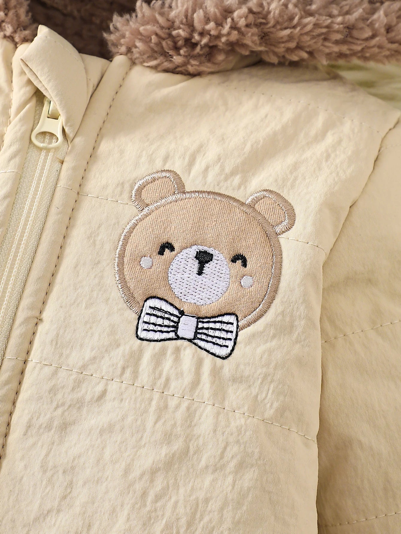 IURNXB Newborn Baby Fleece Romper Clothes Long Sleeve Hooded Onesie Thicken Jumpsuit Infant Costumes Warm Homewear Outfits 1-18M