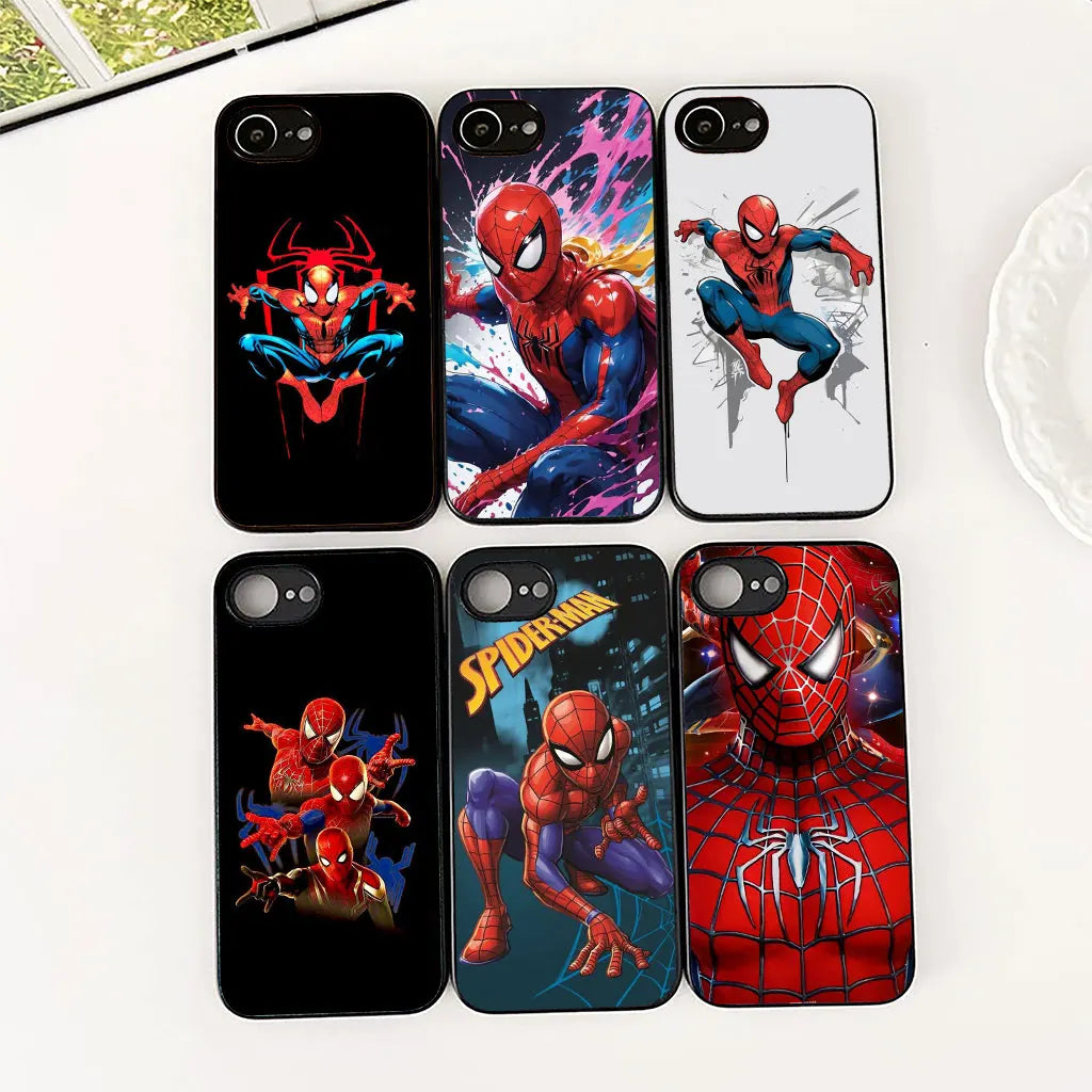 Phone Cover for Motorola Moto G86 G57 E14 E15 G14 G34 G35 G84 G24 A54 G15 Power E22 Casing Soft Case Spider Man Marve Spiderman