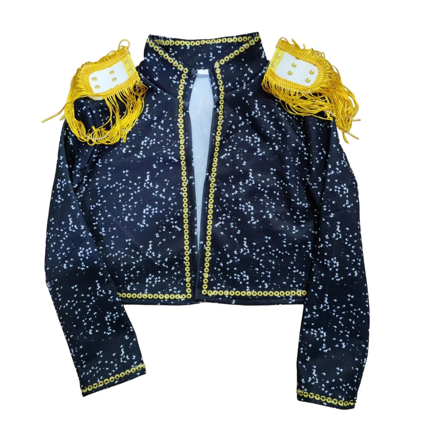 Cool Girl Cosplay Golden Costume Kids 3D Print Idol Group Singing Stage Performance Costume Child Halloween Party Clothes Suit