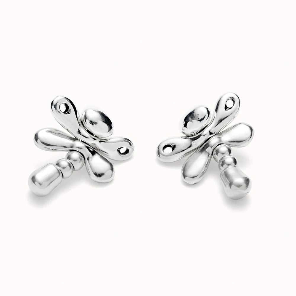 2025 fashion best-selling dragonfly minimalist earrings with a niche artistic retro personality