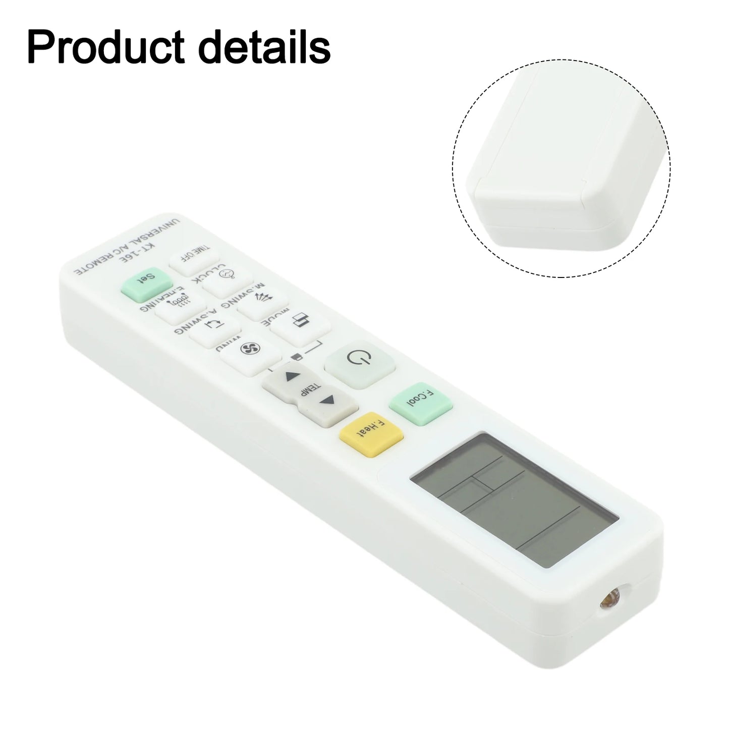Air Conditioner Remote Control Replacement Parts English Version Household Air Conditioning Parts Infrared And RF Communication