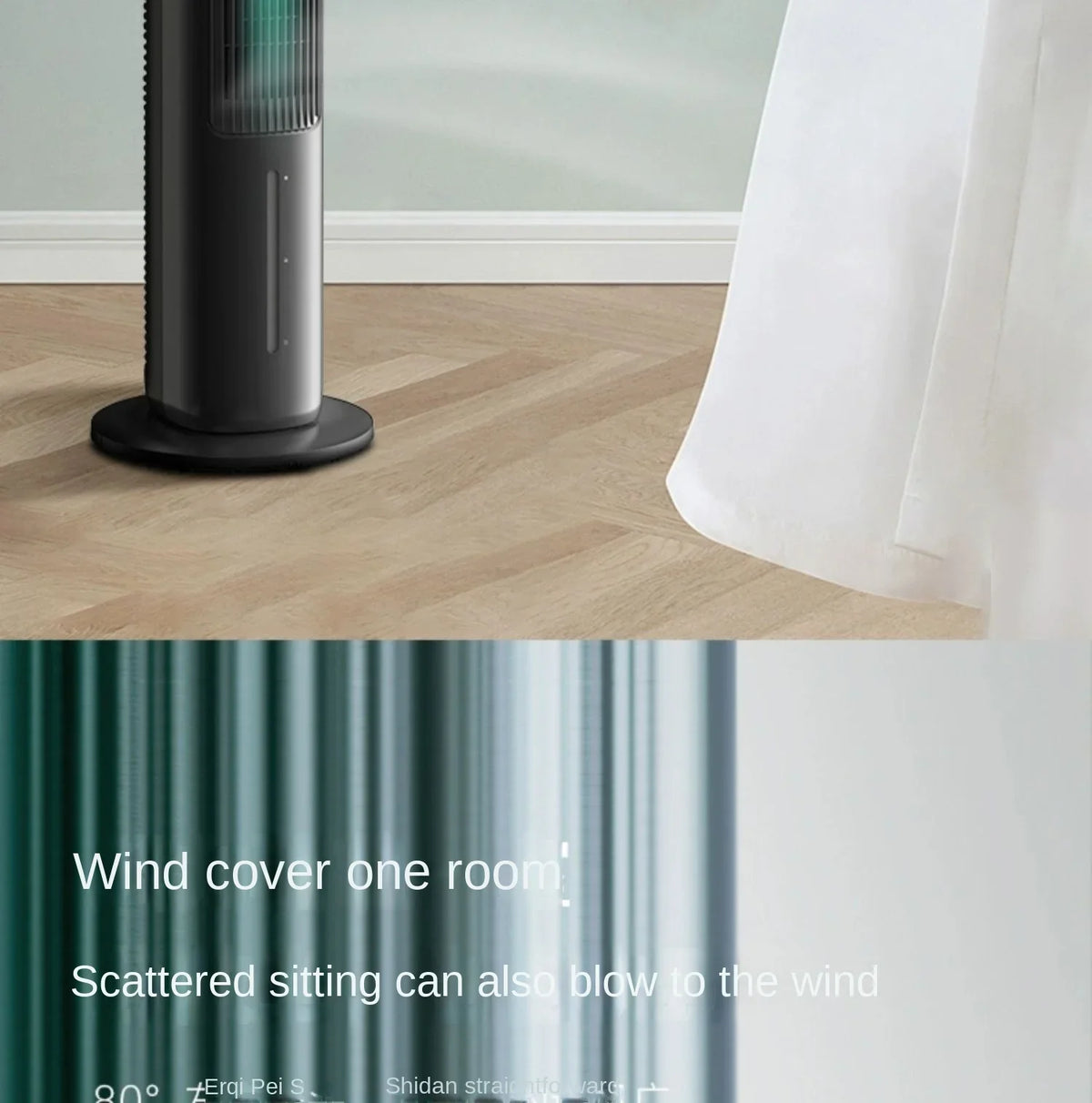 Gree 220V Air Conditioning Fan Household Mobile Tower Cooler Small Air Cooler LYH