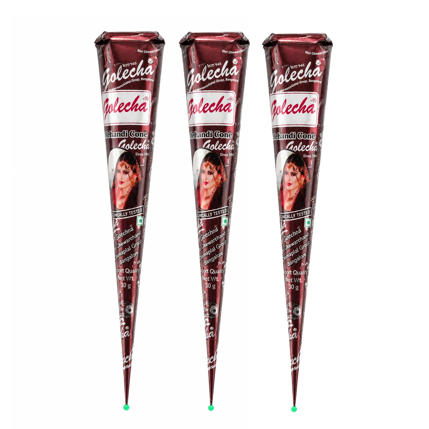 GOLECHA Brown Henna Temporary Tattoo Paste 30g Mehndi Henna Cone For Faux Freckles Hand Drawing Natural Brown Skin Stain