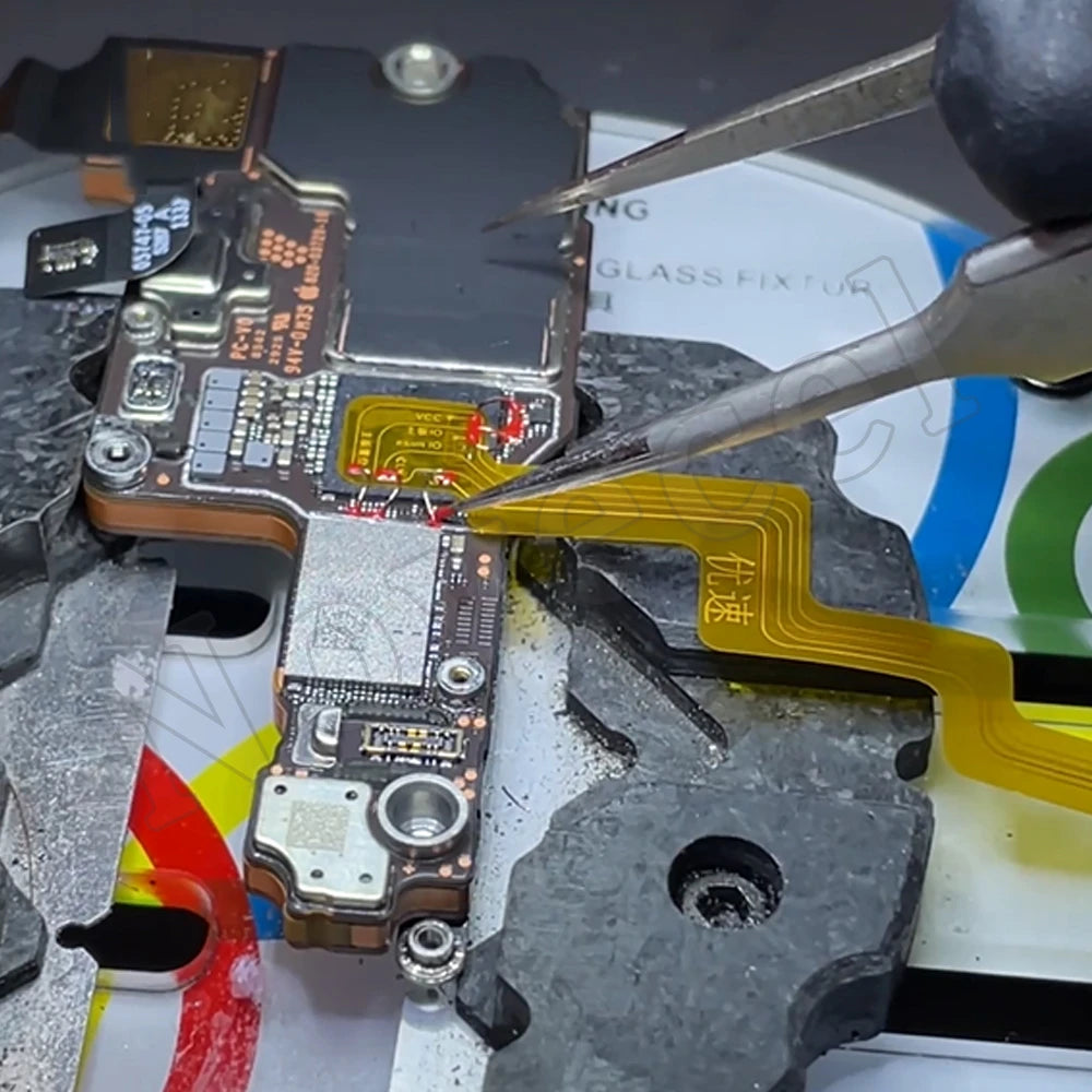 US Version For iPhone 17Pro 17 Pro Max ESIM to SIM Card Flex Cable Replacement with Built-in MEP Super Snow IC Repair Tools
