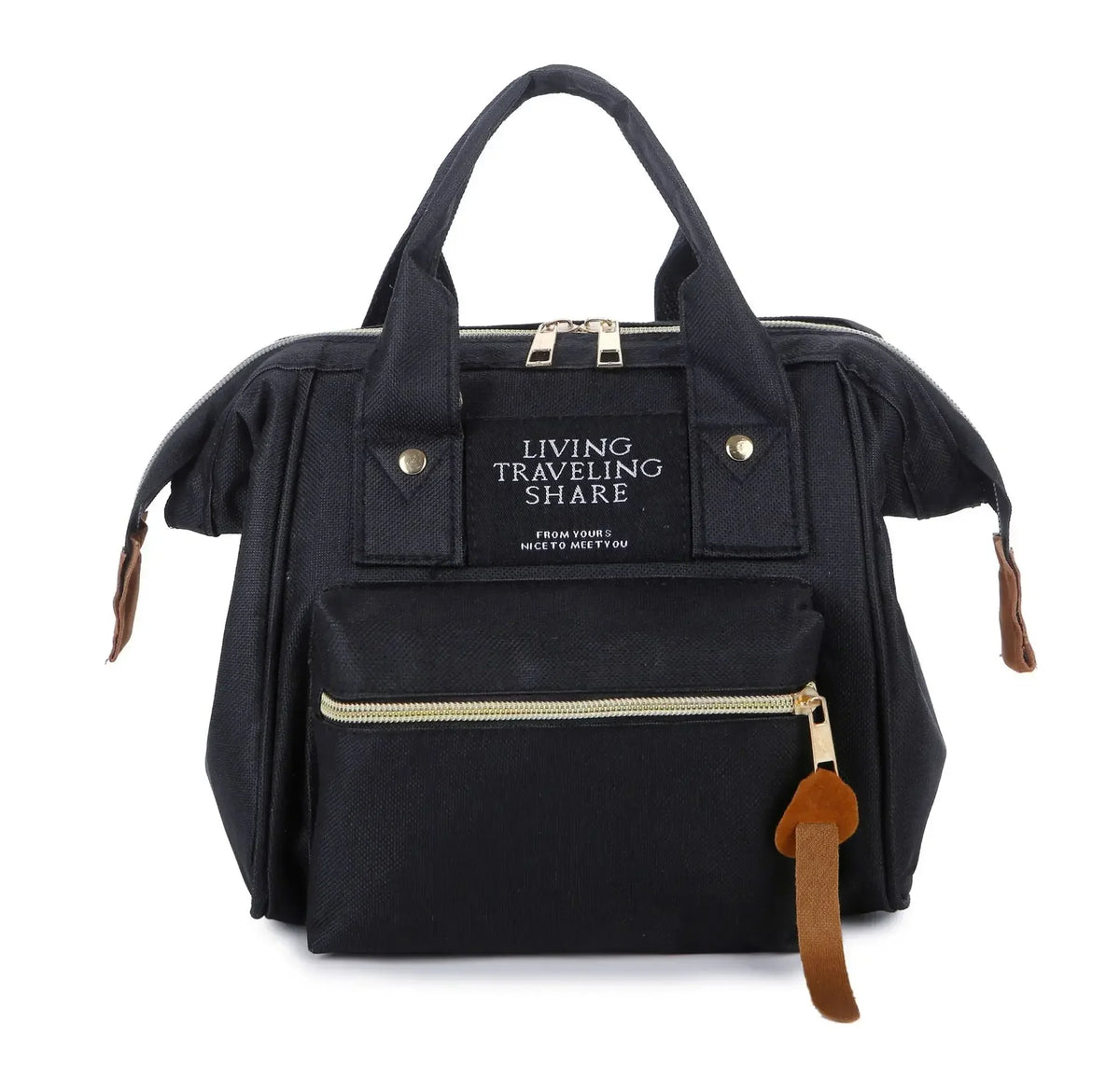 Small size mother and baby mother storage bag handbag travel backpack diaper bag baby stroller accessories