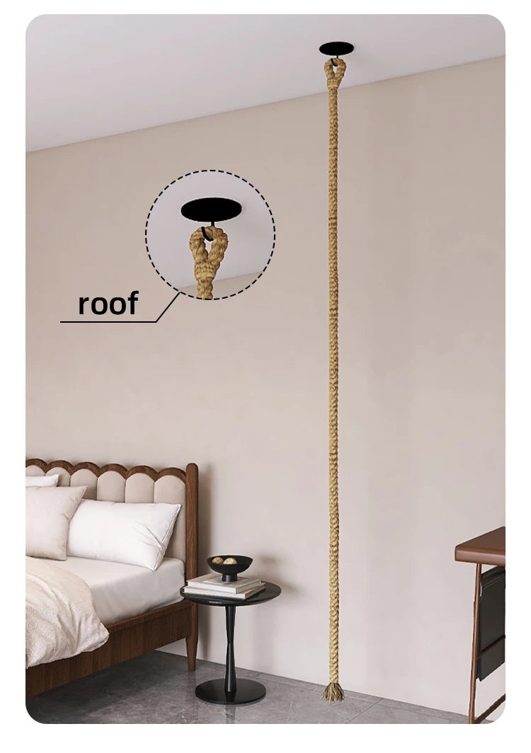 1pc wall-mounted cat scratcher with sisal rope, climbing ladder & play rope. Perfect indoor cat toy for all sizes