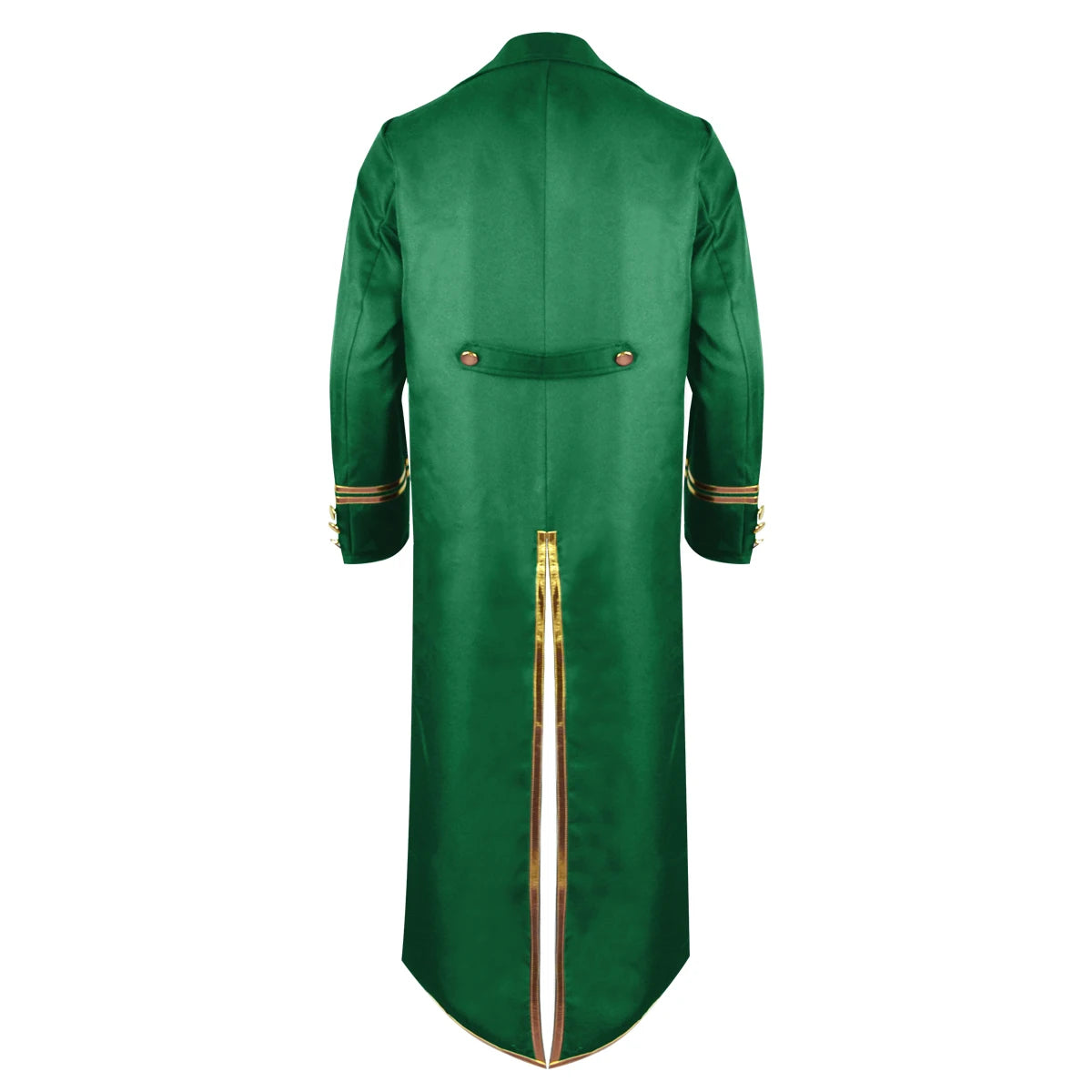 Halloween Costume Men Tuxedo Medieval Vintage Costume Male Mid-Length Punk Vintage Gilt Tuxedo Stage Performance Clothing