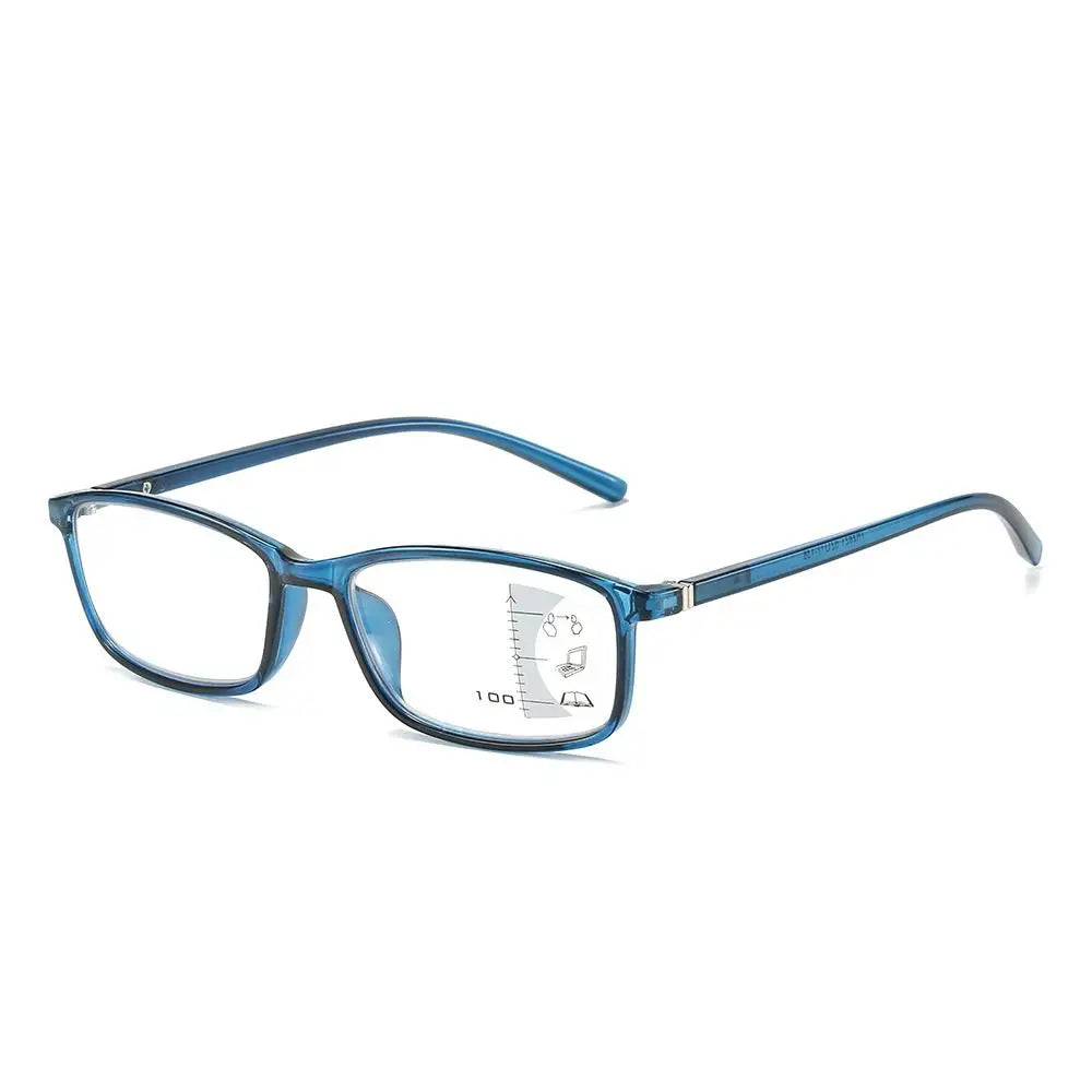 Retro Progressive Multi-Focus Reading Glasses For Men Women Anti-blue Light Near Far Presbyopia Eyeglasses