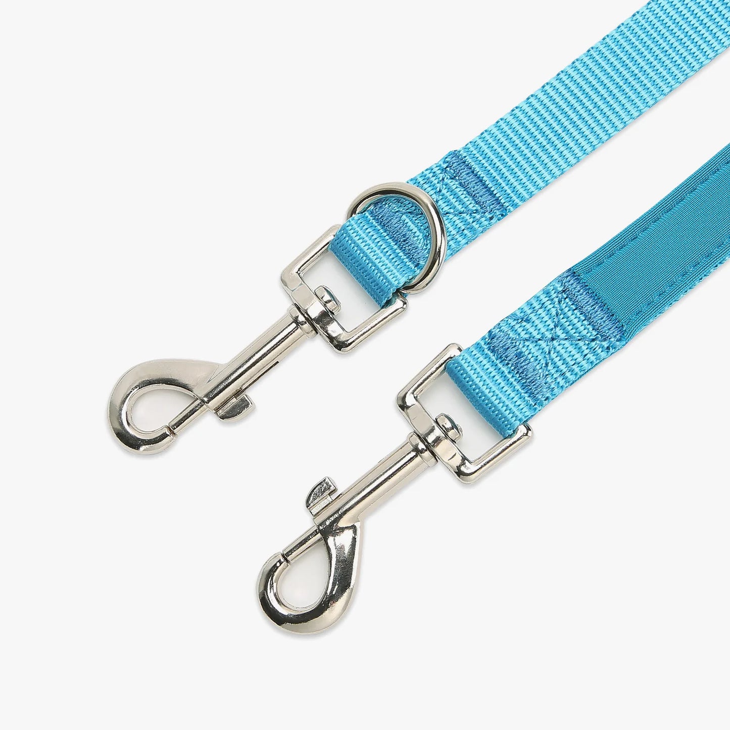 Crossbody Dog Leash Versatile Crossbody Waist Leash with 3 Rings Puppy Walking Leash Reflective Nylon Multifunctional Pet Rope