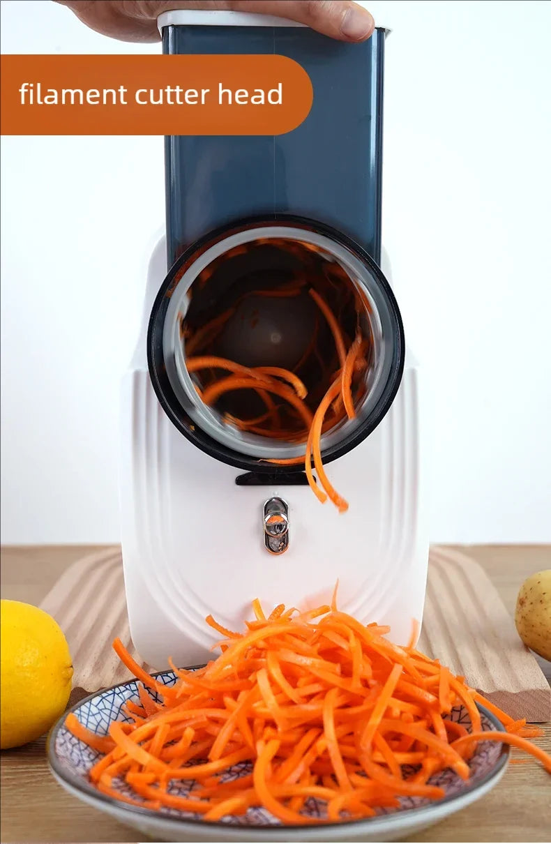 Multi-function Vegetable Cutter Household Kitchen Electric Vegetable Cutter Vegetable Slicer Shredder Automatic