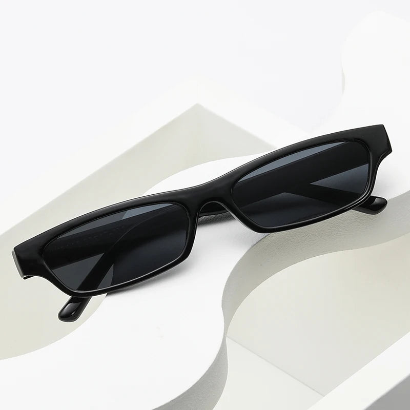 Small Narrow Rectangle Sunglasses Women Fashion Square Narrow Frame Vintage Brand Sun Glasses Men Shades Retro UV400 Oculos ﻿