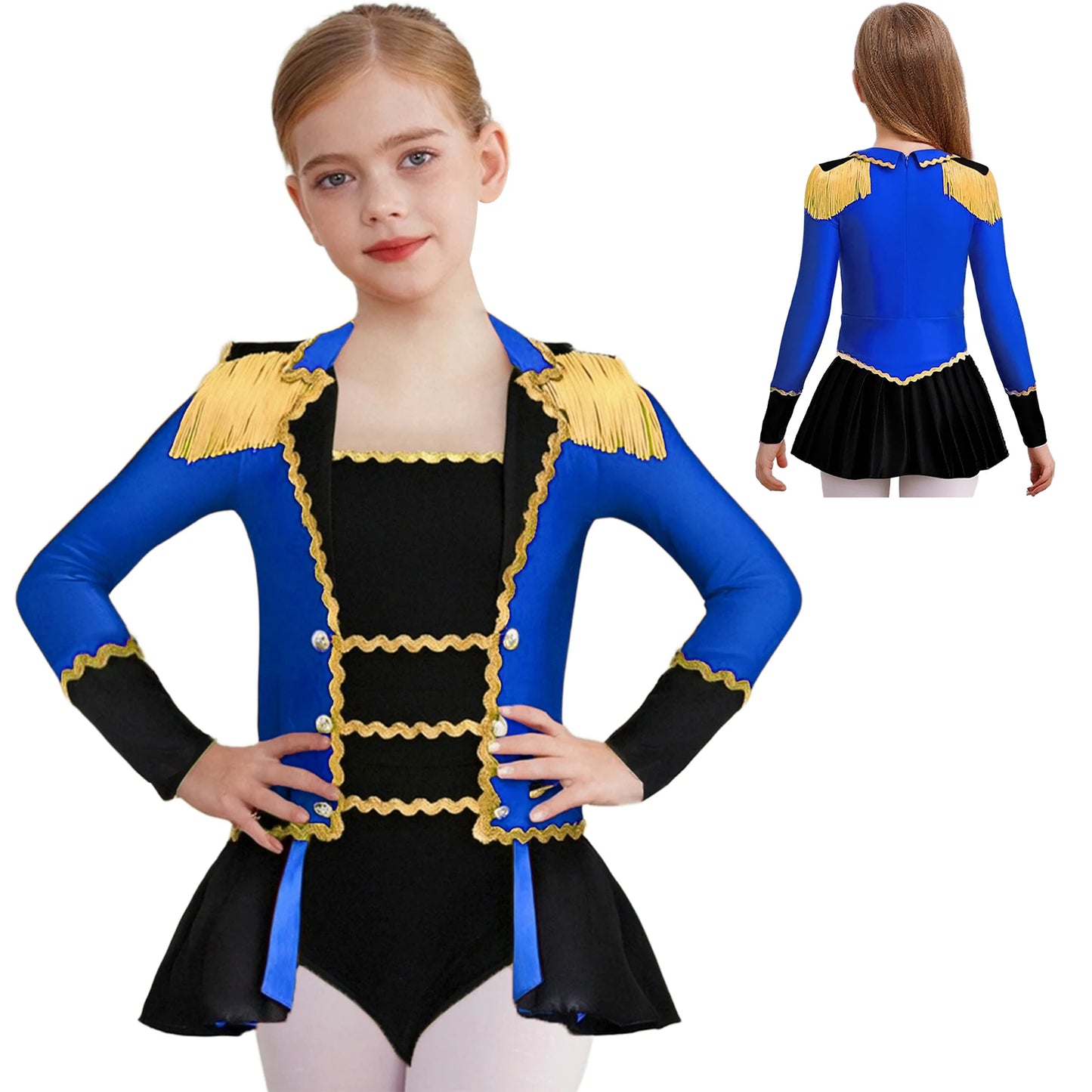 Halloween Costume Romper Circus Ringmaster Cosplay Carnival Party Shiny Sequins Leotard Dress Drum Majorette Magician Dress Up