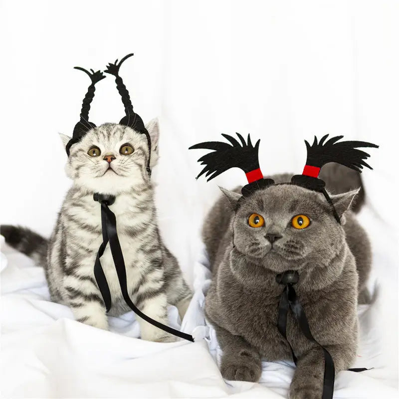 Pet Costume Funny Headwear for Cat Puppy Dog Halloween Photography Props Party Supplies Pet Accessories