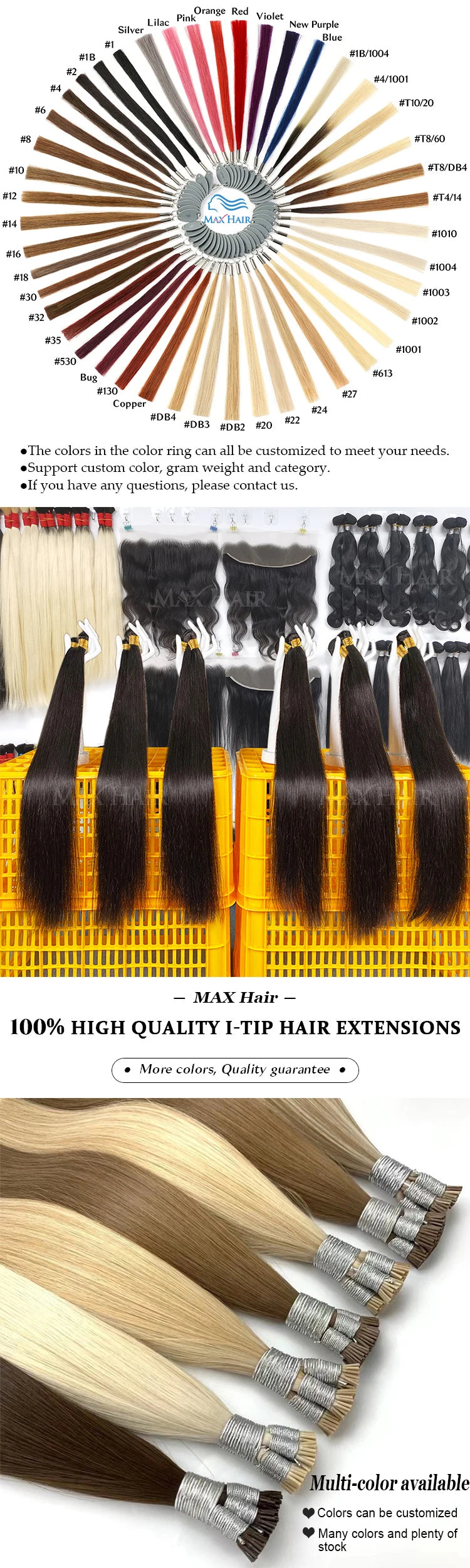 Human Hair i tip 100% human hair extensions Keratin Straight Brazilian Remy Human Hair Natural Capsule Hair Extension  30 inch