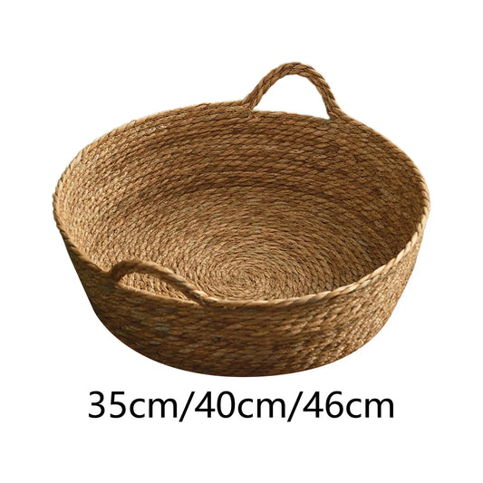 Cat Bed Basket Kitten Bed Pet Bed Nest Lounge Bed Small Dog Bed Handmade Cat Sleeping Bed Rush Woven Cat Bed for Puppy Kitten