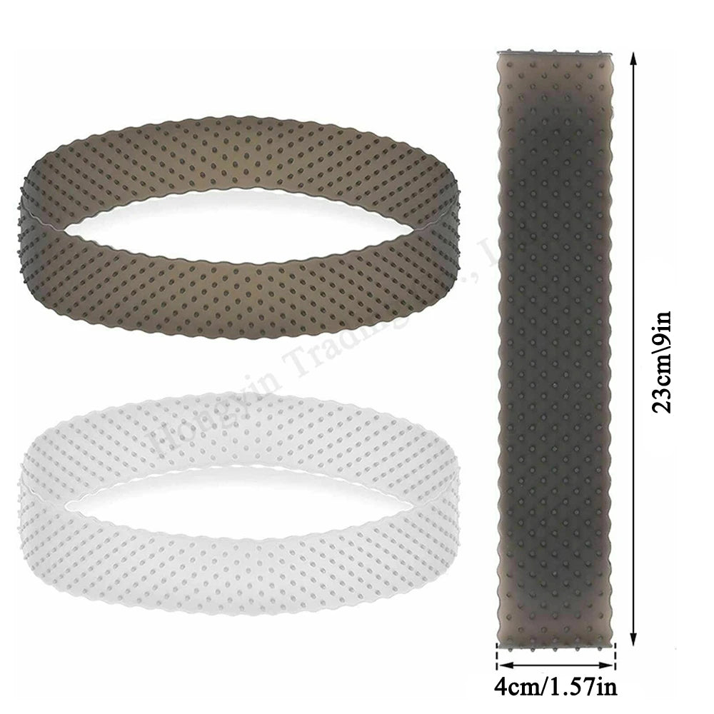 Silicone Bands for Fix Hair Wigs Good Quality Elastic Headband for Grip Hair Extra Hold Transparent Rubber Non-Slip Head Band