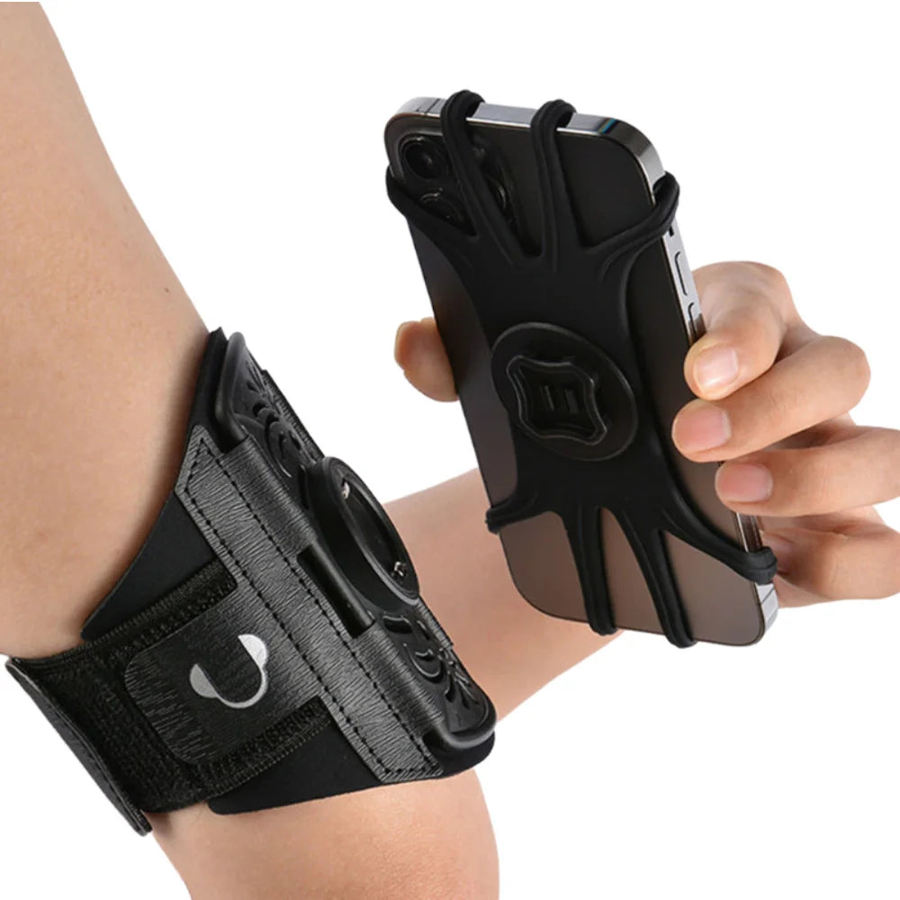 Running Armband  Adjustable Sports Wristband 360°Rotatable Wristband Phone Holder Universal Sports Armband For Android IOS