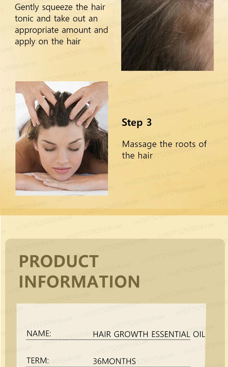 hair growth oil, Repair baldness, hairline, seborrheic alopecia hair care  fast shipping  hair oil