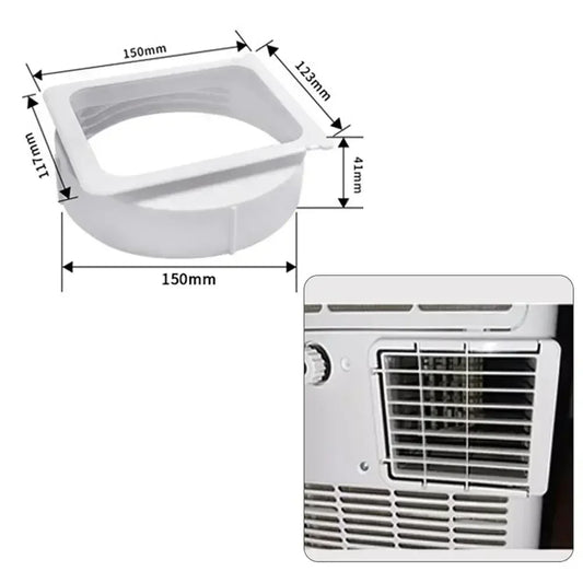 Exhaust Hose Connector Pipe Interface For Portable Air Conditioner Units Designed For 15 Cm Diameter Exhaust Outlets