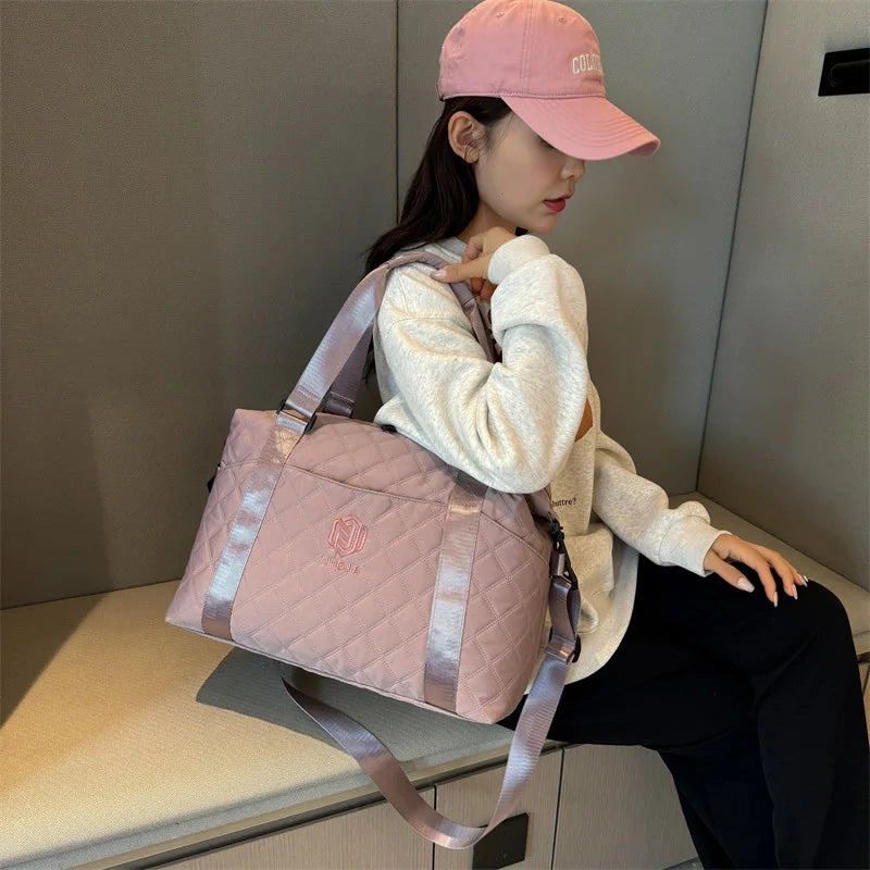 Large Capacity Outdoor Waterproof Travel Bag Luggage Handbag Women Shoulder Bag Oxford Men Sports Gym Bag Female Crossbody Bags